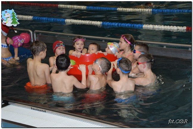 Mikołajki na basenie