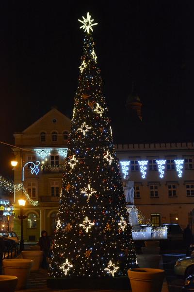 Świąteczne dekoracje w miescie
