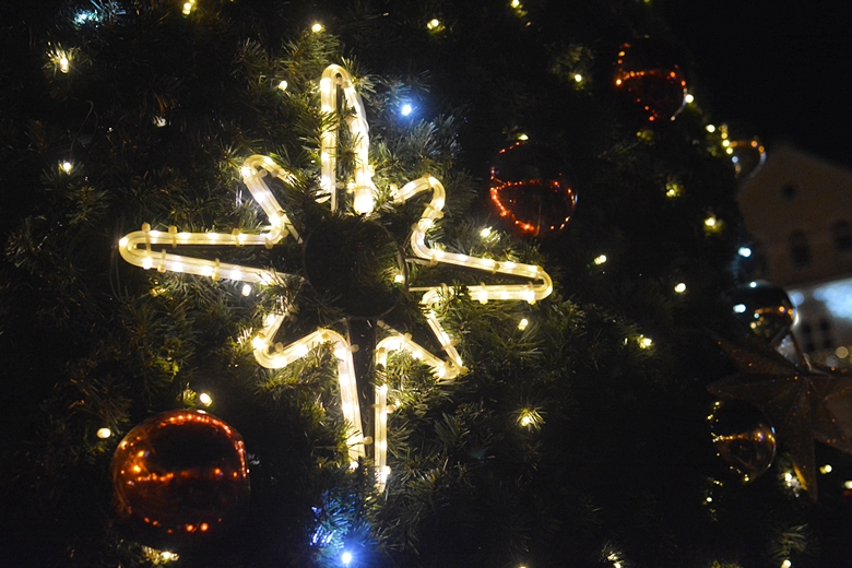 Świąteczne dekoracje w miescie