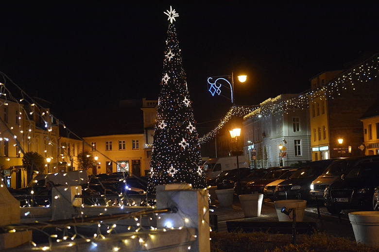 Świąteczne dekoracje w miescie