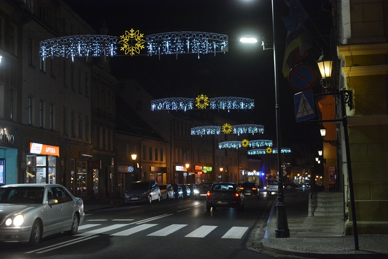 Świąteczne dekoracje w miescie