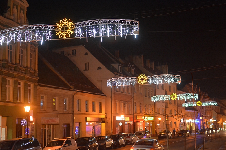 Świąteczne dekoracje w miescie