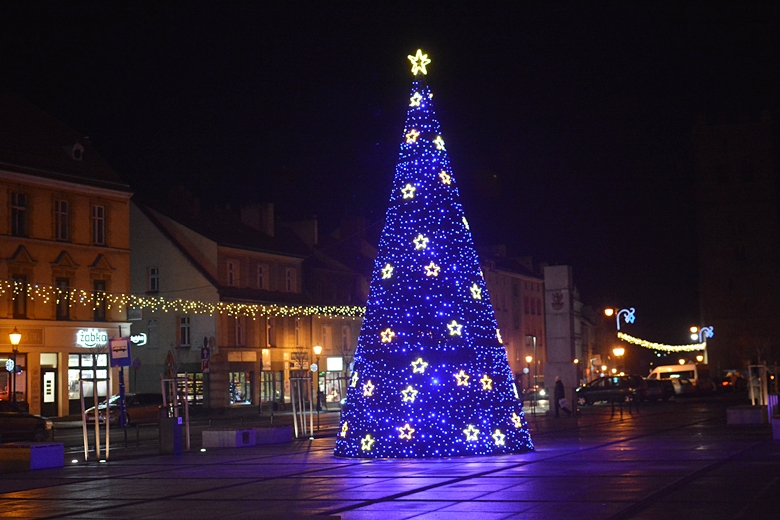 Świąteczne dekoracje w miescie