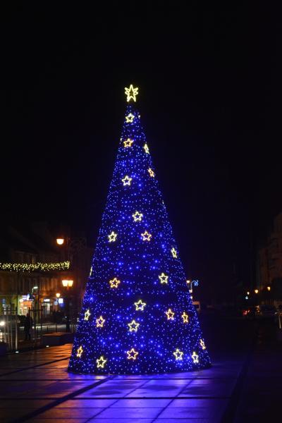 Świąteczne dekoracje w miescie