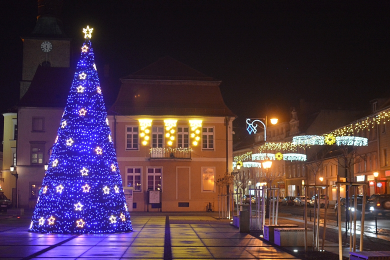 Świąteczne dekoracje w miescie