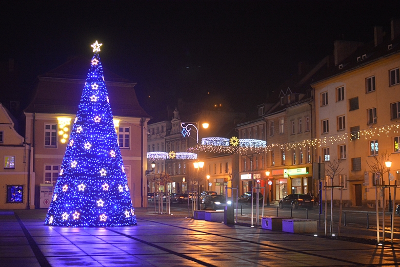 Świąteczne dekoracje w miescie