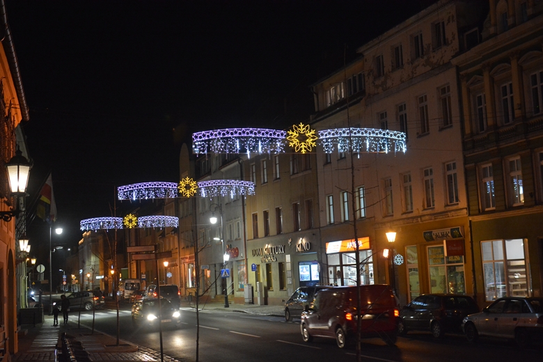 Świąteczne dekoracje w miescie