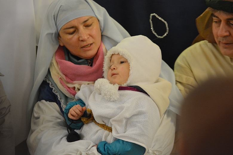 Jasełka w kościele w Krynicznie