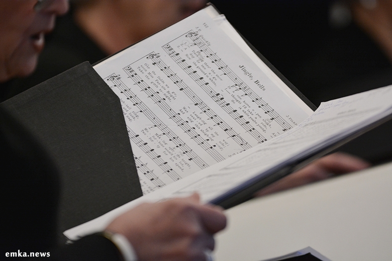 Kolędnicy w Zamku na wodzie w Wojnowicach