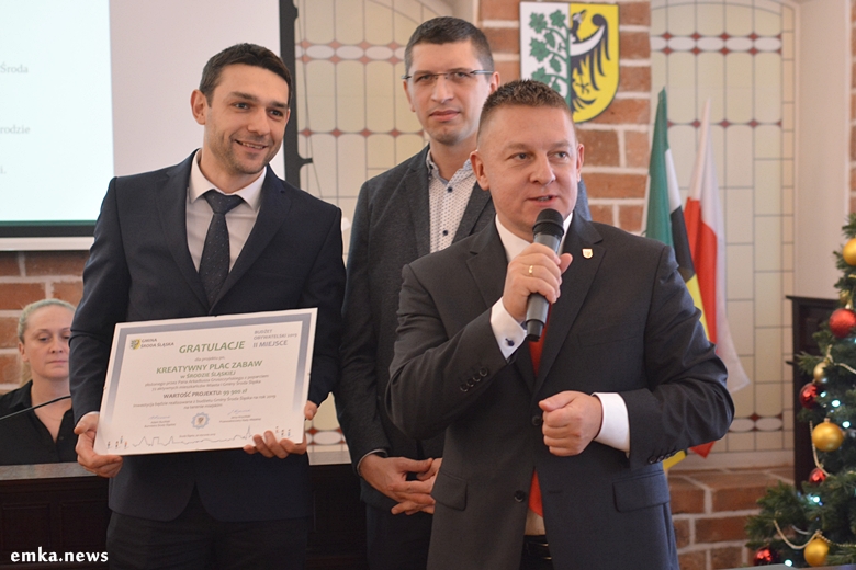 Wręczenie dyplomów dla autorów projektów