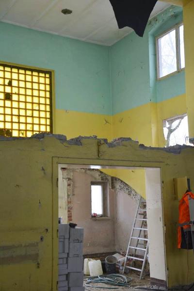 Plac budowy Centrum Kultury Alternatywnej w Środzie Śląskiej