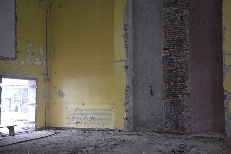 Plac budowy Centrum Kultury Alternatywnej w Środzie Śląskiej