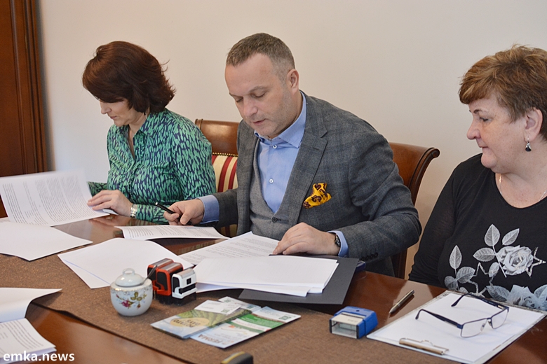 Podpisanie porozumienia w Udaninie