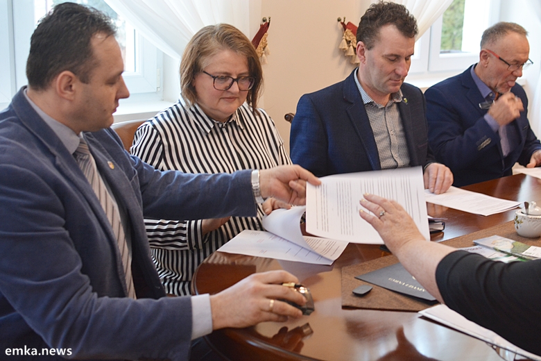 Podpisanie porozumienia w Udaninie