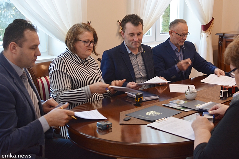 Podpisanie porozumienia w Udaninie