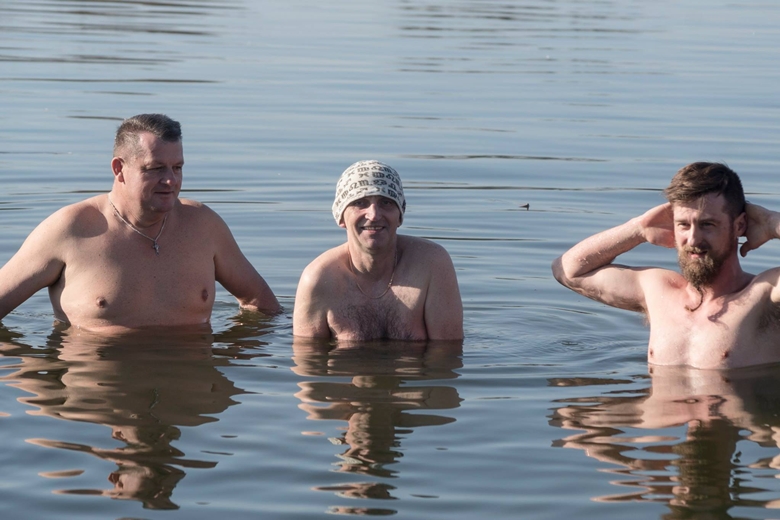 Niedzielne morsowanie w Środzie Śląskiej