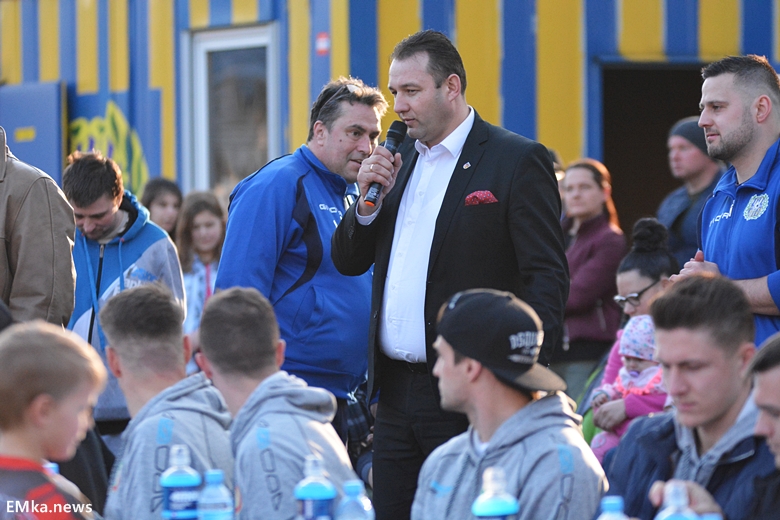 Spotkanie z piłkarzami Miedzi Legnica w Damianowie