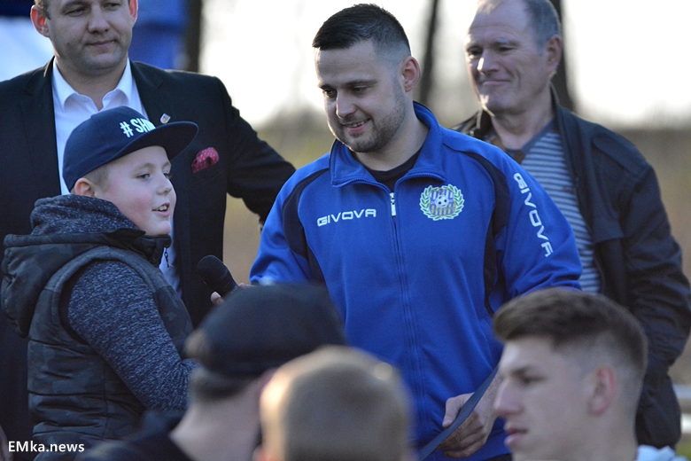 Spotkanie z piłkarzami Miedzi Legnica w Damianowie