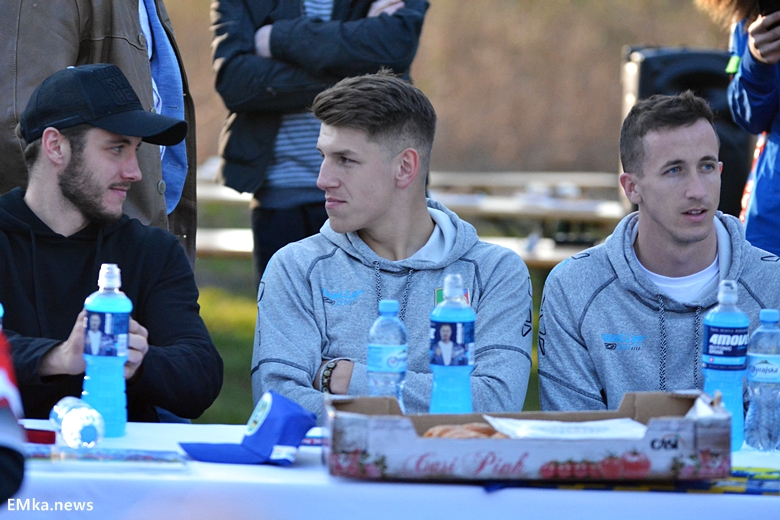 Spotkanie z piłkarzami Miedzi Legnica w Damianowie