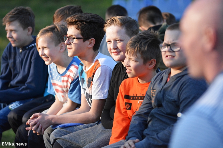 Spotkanie z piłkarzami Miedzi Legnica w Damianowie