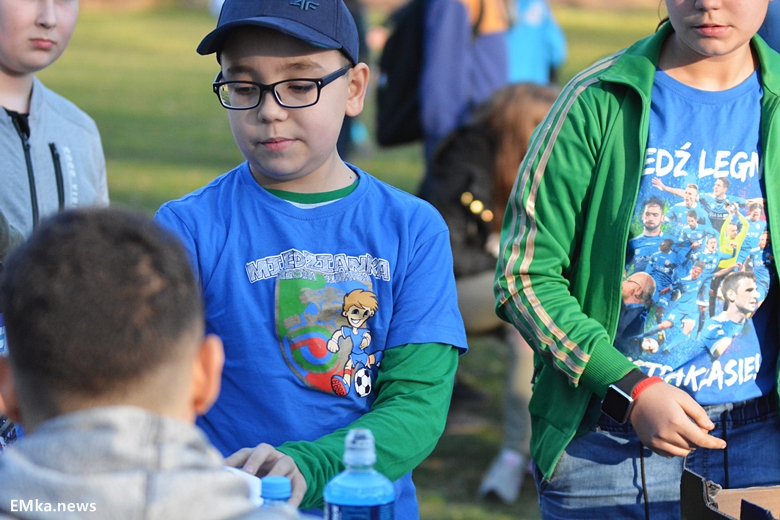 Spotkanie z piłkarzami Miedzi Legnica w Damianowie
