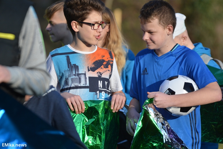 Spotkanie z piłkarzami Miedzi Legnica w Damianowie