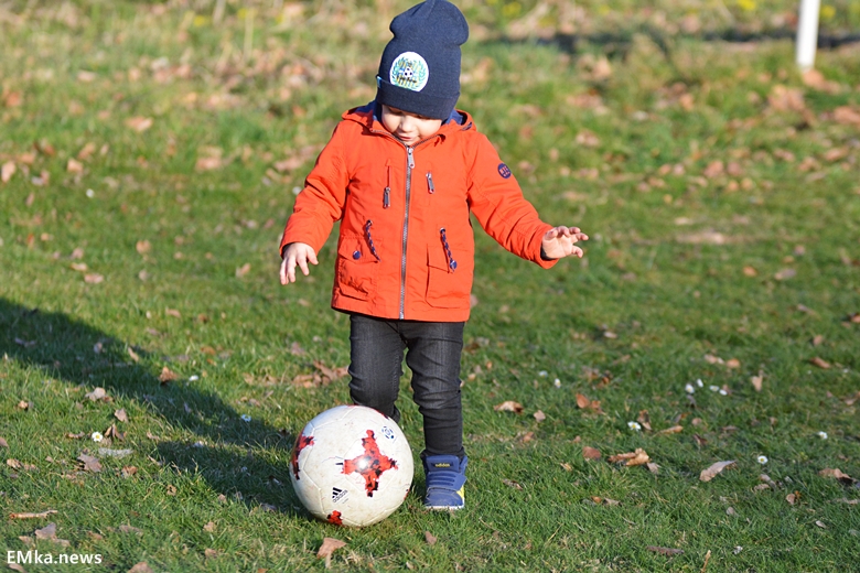 Spotkanie z piłkarzami Miedzi Legnica w Damianowie