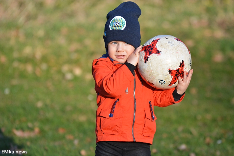 Spotkanie z piłkarzami Miedzi Legnica w Damianowie