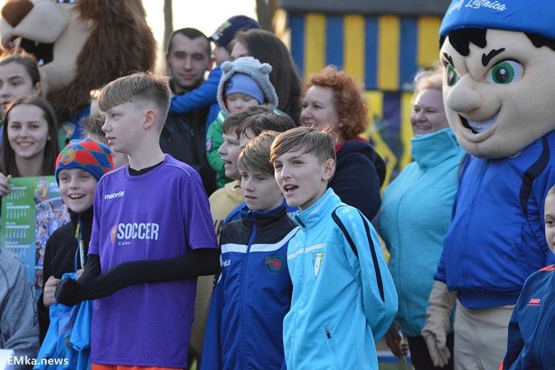 Spotkanie z piłkarzami Miedzi Legnica w Damianowie