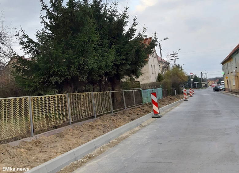 Trwa przebudowa ulicy 1-go Maja w Malczycach