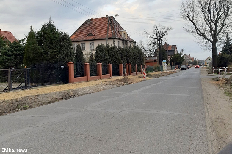 Trwa przebudowa ulicy 1-go Maja w Malczycach
