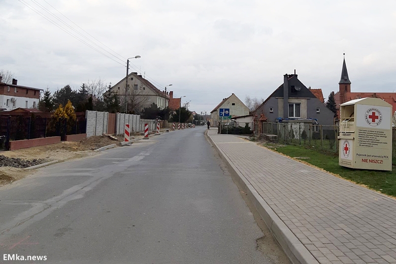 Trwa przebudowa ulicy 1-go Maja w Malczycach