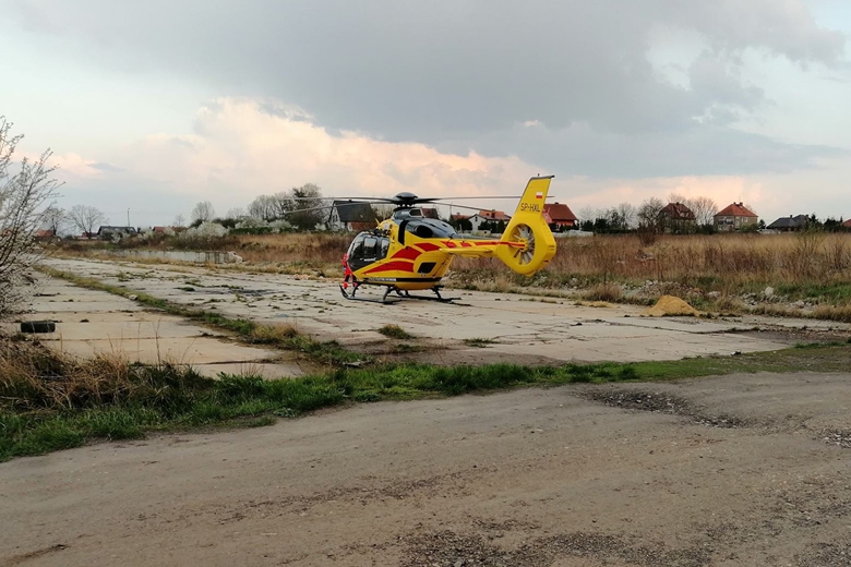 Wypadek motocyklisty w Malczycach