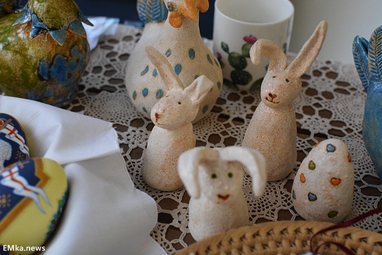 Jarmark Wielkanocny na dziedzińcu muzeum