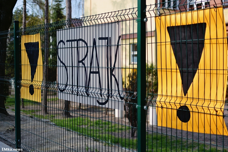 Kolejny dzień strajku nauczycieli w powiecie średzkim