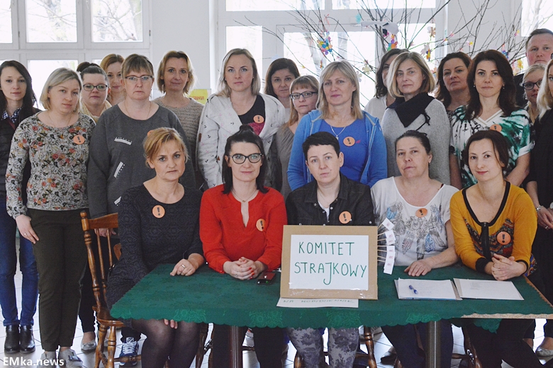 Kolejny dzień strajku nauczycieli w powiecie średzkim