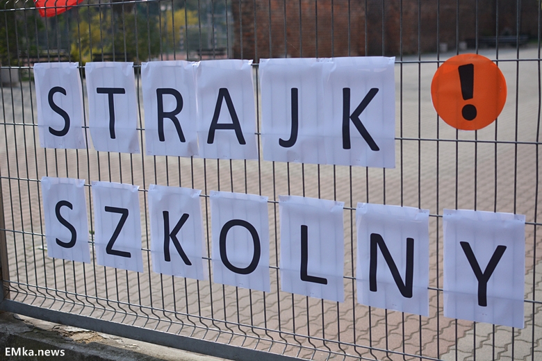 Kolejny dzień strajku nauczycieli w powiecie średzkim