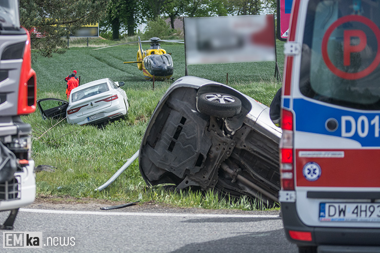 Zderzenie dwóch aut w Środzie Śląskiej