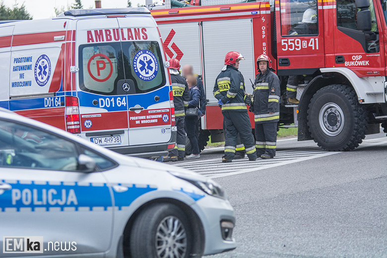Zderzenie dwóch aut w Środzie Śląskiej