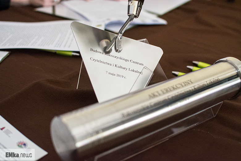 Uroczyste podpisanie umowy i aktu erekcyjnego pod budowę