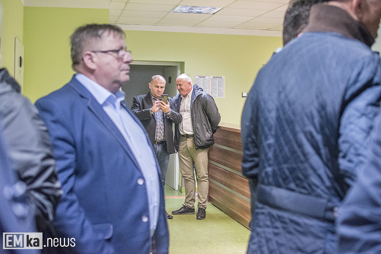 Wnętrza budynku po szpitalu w Środzie Śląskiej