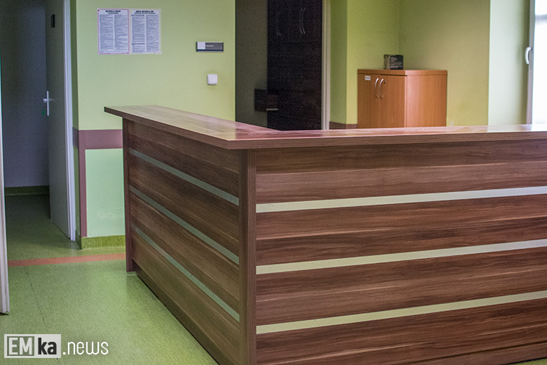 Wnętrza budynku po szpitalu w Środzie Śląskiej