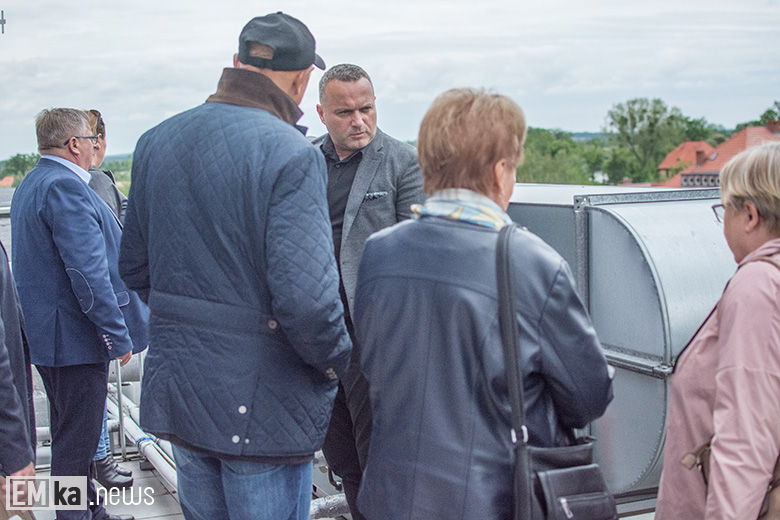 Wnętrza budynku po szpitalu w Środzie Śląskiej