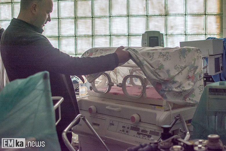 Wnętrza budynku po szpitalu w Środzie Śląskiej