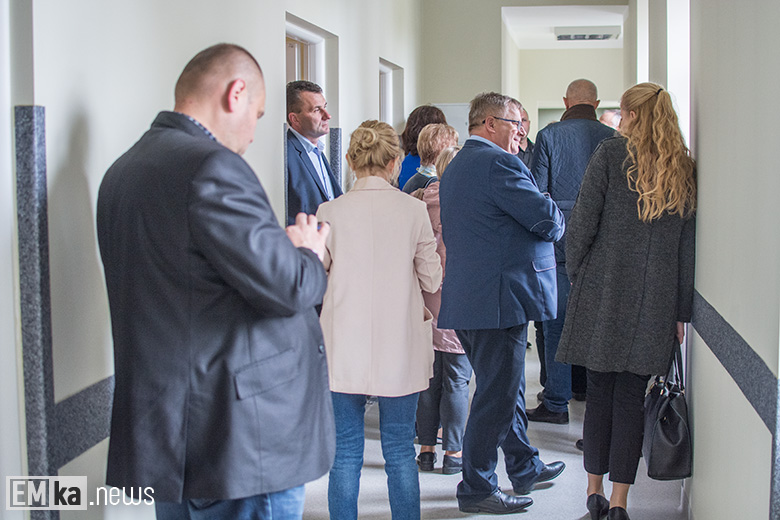 Wnętrza budynku po szpitalu w Środzie Śląskiej