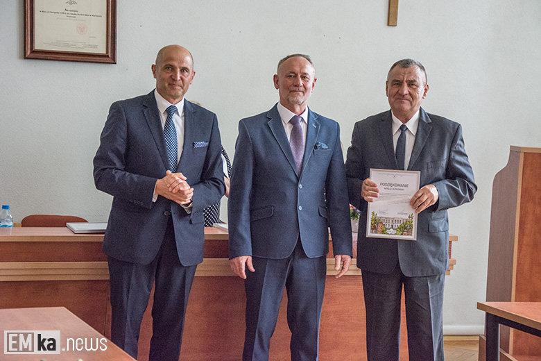 Uroczysta sesja rady powiatu