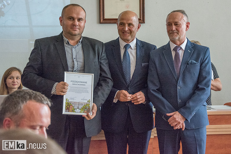 Uroczysta sesja rady powiatu