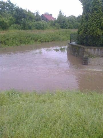 Podtopienia w gminie Udanin