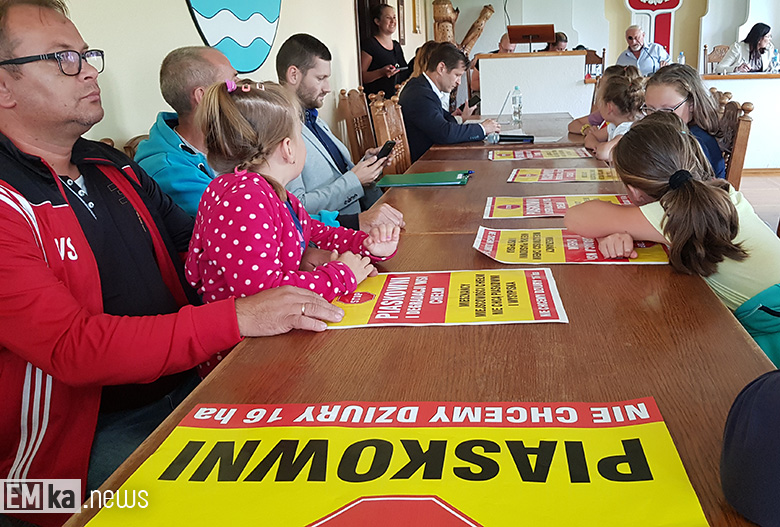 Protest przeciwko powstaniu piaskowni w Chełmie