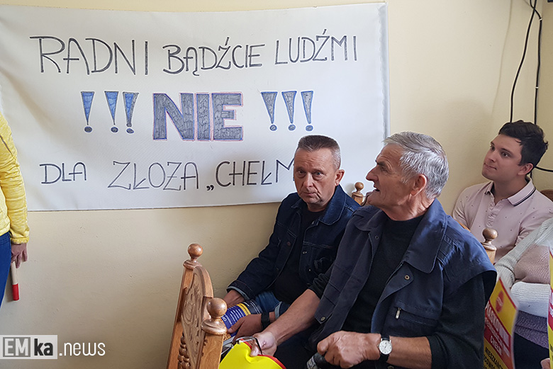 Protest przeciwko powstaniu piaskowni w Chełmie